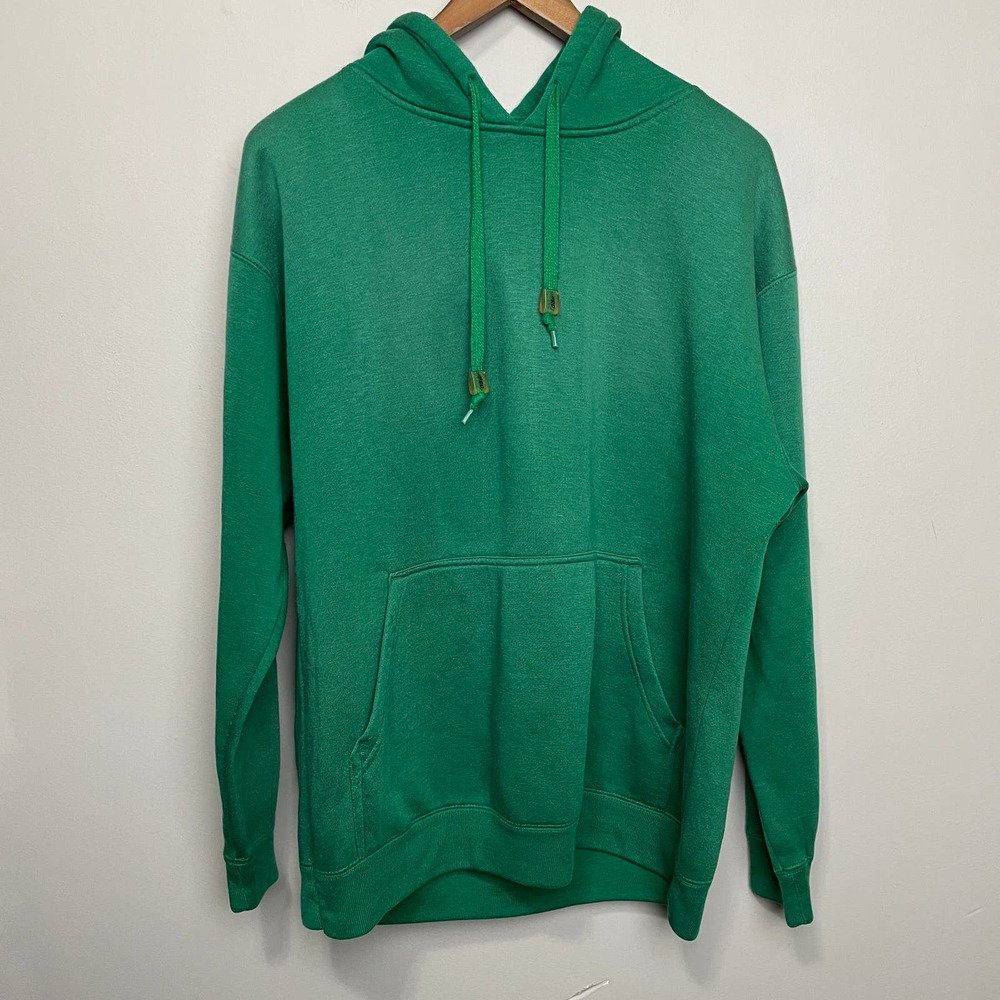 21 Pro USA High Quality Bright Green Hoodie Long Sleeve Pull Over Pocket XL